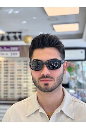 عینک آفتابی مشکی مردانه پلاریزه Polo Exchange - کد 812157898