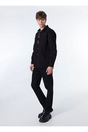 پیراهن طوسی مردانه Mustang - کد 925948776