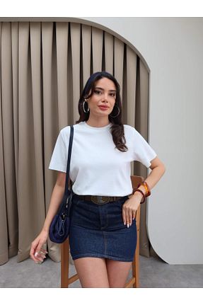 تیشرت نباتی زنانه رگولار ESRAHELVACI - کد 925732118