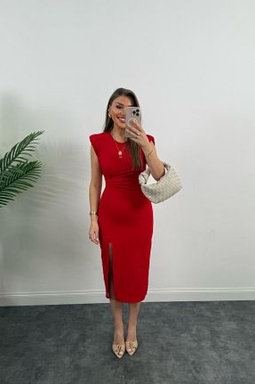 لباس قرمز زنانه بافتنی Kir - کد 925733615