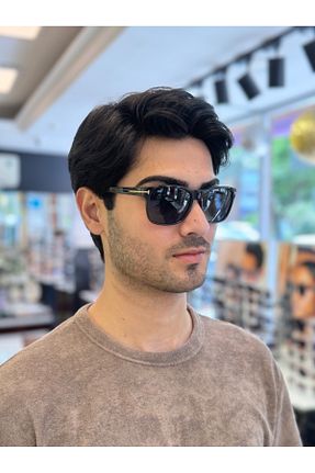 عینک آفتابی نباتی مردانه پلاریزه Polo Exchange - کد 841765237