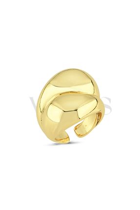 انگشتر جواهر طلائی زنانه روکش طلا VenüsDesign - کد 372209948