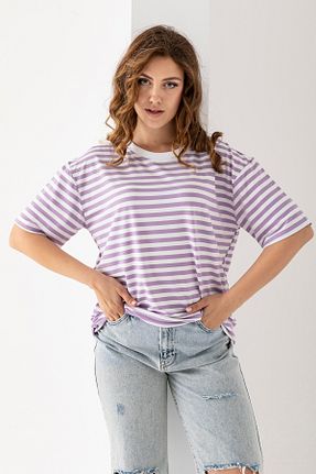 بلوز رنگی زنانه اورسایز EtkiModa - کد 925753821