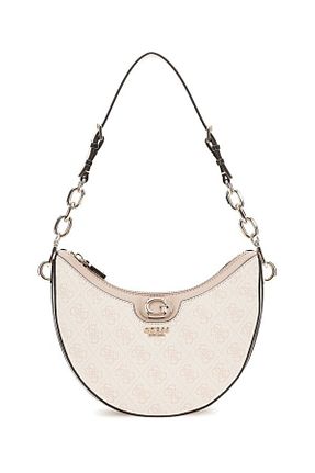 کیف دستی قهوه ای زنانه ابعاد کوچک Guess - کد 925740501