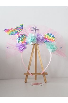 تاج صورتی بچه گانه مخلوط پلی استر Sweet twins accessories - کد 925754780