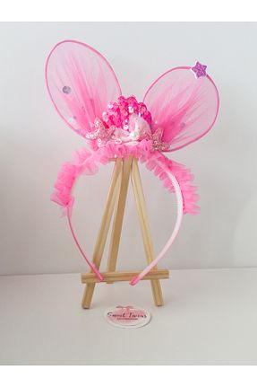 تاج صورتی بچه گانه مخلوط پلی استر Sweet twins accessories - کد 925758302