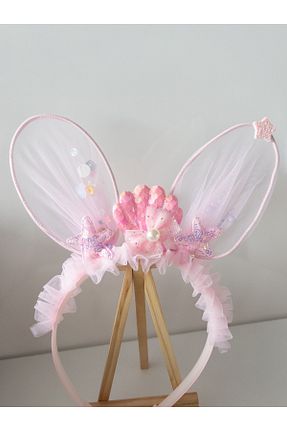 تاج صورتی بچه گانه مخلوط پلی استر Sweet twins accessories - کد 925758511