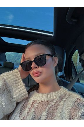 عینک آفتابی مشکی زنانه 52 LOOKUP - کد 925763533