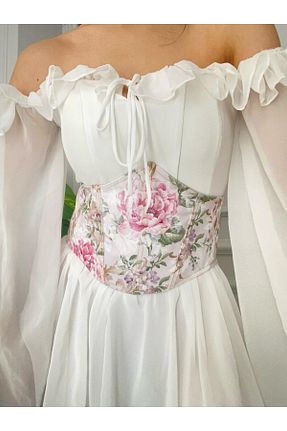 کمربند صورتی زنانه مخلوط پلی استر Alessia - کد 841557900