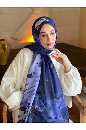 شال رنگی زنانه پنبه ای Modakaşmir - کد 925965500