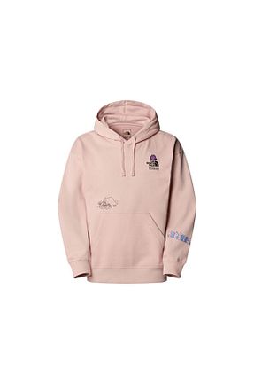 سوئیشرت اسپرت صورتی زنانه اورسایز The North Face - کد 925965837