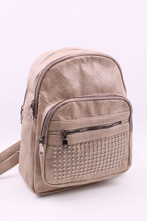 کوله پشتی بژ زنانه ابعاد بزرگ GALB LEATHER - کد 827106414