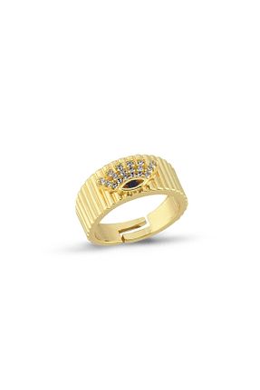 انگشتر استیل (فولاد) طلائی استیل (فولاد) VenüsDesign - کد 925012717