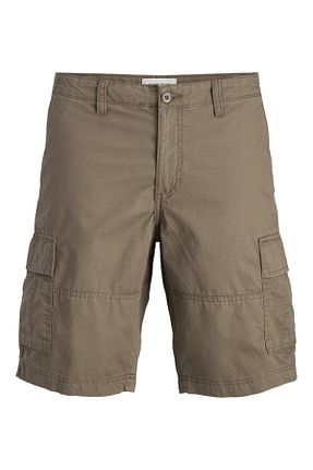 شلوارک و برمودا قهوه ای مردانه رگولار Jack & Jones - کد 925813940