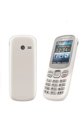 تلفن همراه دکمه ای سفید Samsung C&T - کد 925976451