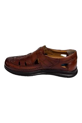 صندل قهوه ای مردانه پاشنه تخت Greyybull Shoes - کد 925841742