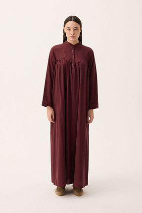 لباس حجاب زرشکی اورسایز ZÜLAYS - کد 925842406