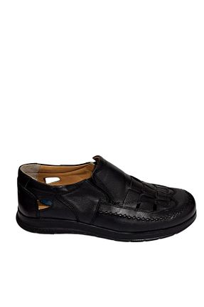 صندل مشکی مردانه پاشنه تخت Greyybull Shoes - کد 925847535