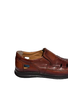 صندل قهوه ای مردانه پاشنه تخت Greyybull Shoes - کد 925847494