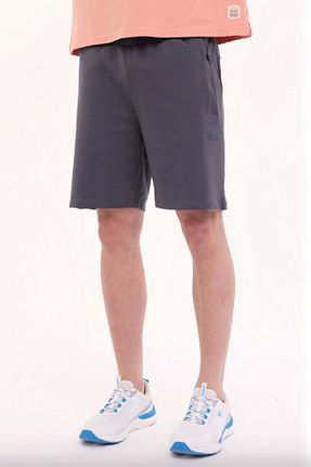 شلوارک و برمودا طوسی مردانه پنبه - پلی استر - الاستین Lumberjack - کد 921230146