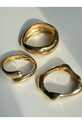 دستبند استیل (فولاد) زرد مردانه استیل ضد زنگ YOUES JEWELRY - کد 925853637