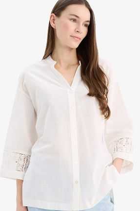 پیراهن نباتی زنانه Relaxed Defacto - کد 902576556