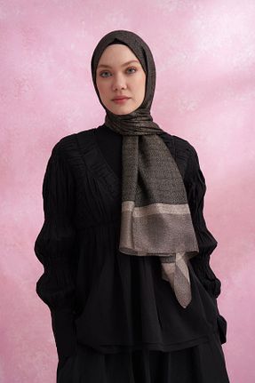 شال مشکی زنانه ابریشم ARMANDA - کد 925867320