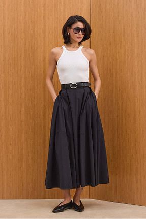 دامن حجاب مشکی زنانه بافتنی Tailors Room - کد 925866875