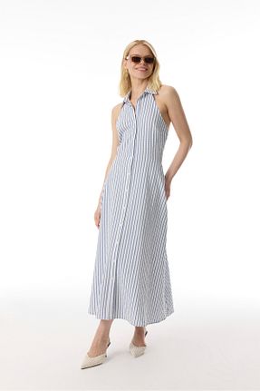 لباس آبی زنانه بافتنی Mudo - کد 925869693
