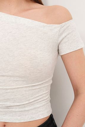 تیشرت نباتی زنانه اسلیم فیت Addax - کد 925880375