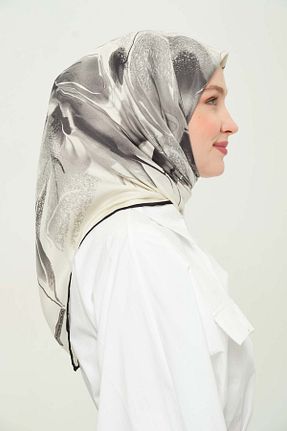 روسری رنگی پلی استر Madame Polo - کد 924360726