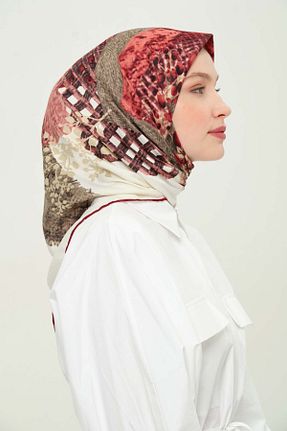 روسری رنگی پلی استر Madame Polo - کد 924354554