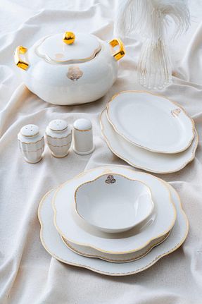 سرویس غذاخوری سفید 12 نفره ACAR - کد 925914073