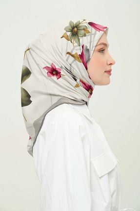 روسری رنگی پلی استر Madame Polo - کد 924363104