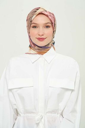 روسری رنگی پلی استر Madame Polo - کد 924333854