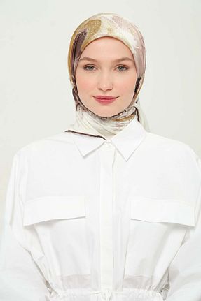 روسری رنگی پلی استر Madame Polo - کد 924360552
