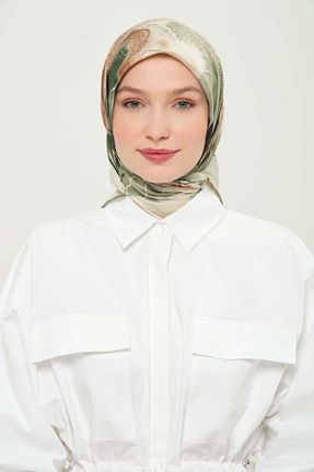 روسری رنگی پلی استر Madame Polo - کد 924360825