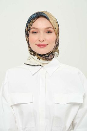 روسری رنگی پلی استر Madame Polo - کد 924358855