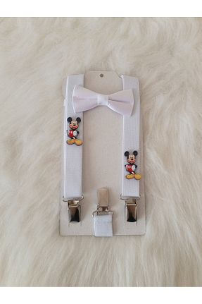 آویز شلوار سفید بچه گانه لیکرا Bambinoo - کد 926024751
