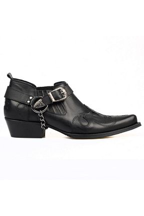 کفش کلاسیک مشکی مردانه چرم خالص FootCourt - کد 33294882