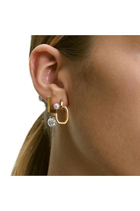 گوشواره استیل (فولاد) طلائی استیل ضد زنگ PARFOIS - کد 925923198
