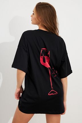 تیشرت مشکی زنانه Relaxed Cool & Sexy - کد 925938081