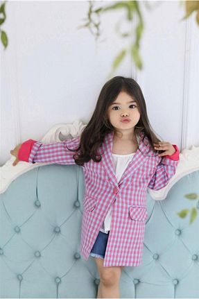 کت صورتی بچه گانه رگولار Hilal Akıncı Kids - کد 468296970