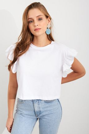 تیشرت سفید زنانه رگولار Cool & Sexy - کد 925937270
