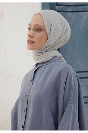شال بژ زنانه پنبه ای Fresh - کد 811113529