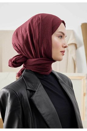 شال زرشکی زنانه پلی استر Fresh - کد 759481853