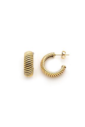 گوشواره جواهر طلائی روکش طلا Mon Reve - کد 917842024