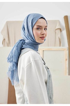 شال آبی زنانه پلی استر Fresh - کد 828096116