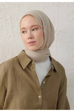 شال بژ زنانه پنبه ای Fresh - کد 759434086