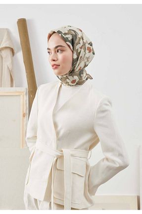 روسری خاکی پلی استر Fresh - کد 690691720
